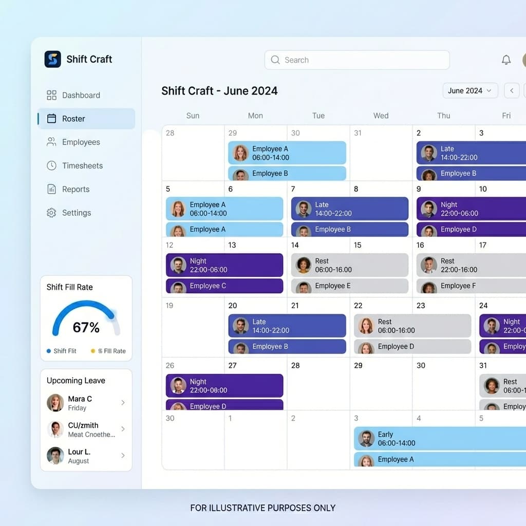 Shift Craft | ATLAS Master Roster Dashboard